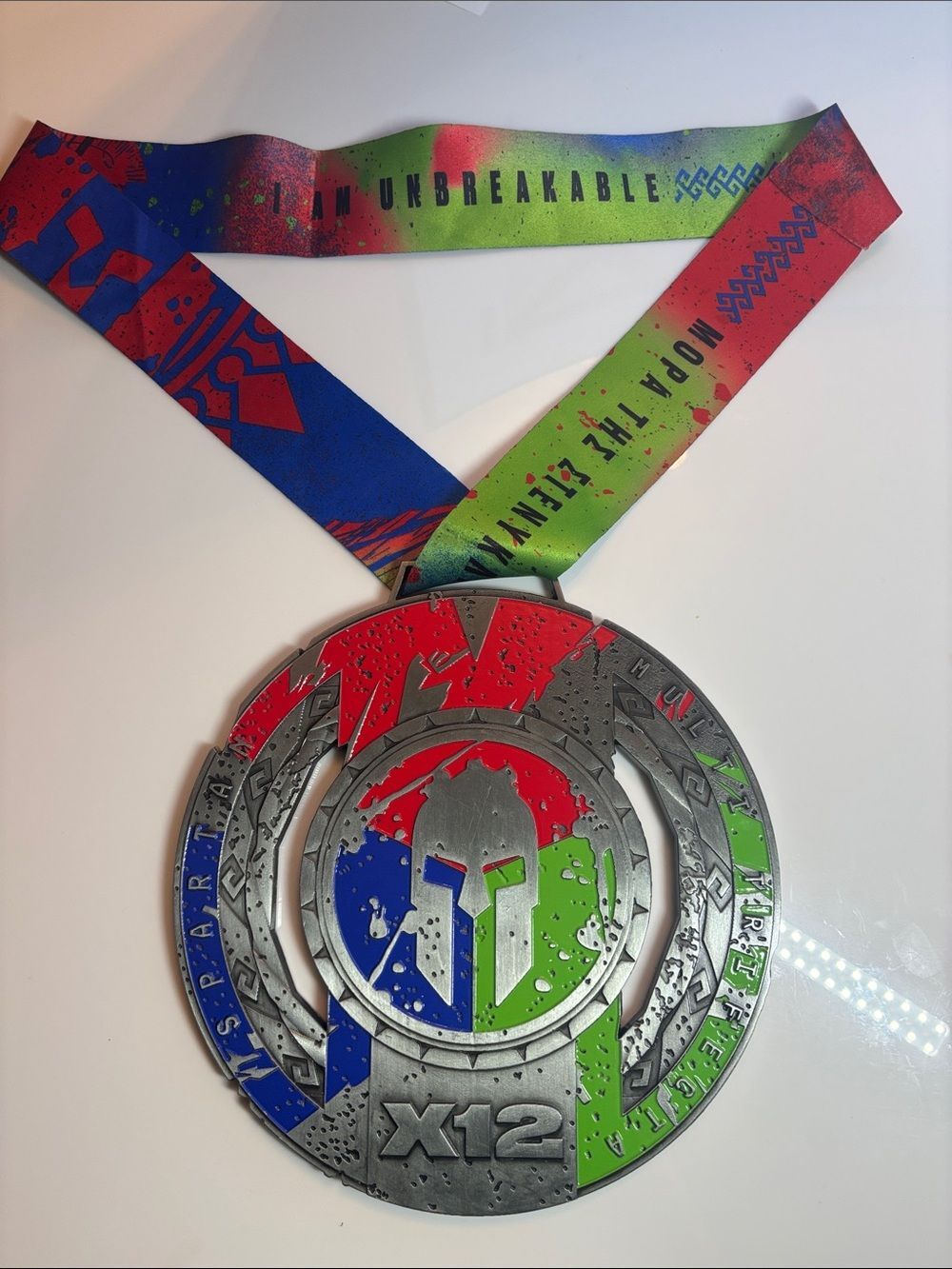 Spartan 12X Trifecta Medal 2025 Multifecta